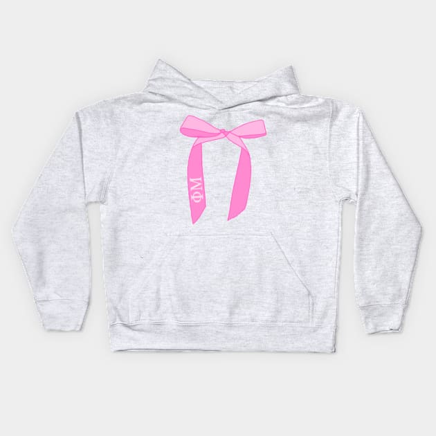 Phi Mu Bow Kids Hoodie by Biscuit25